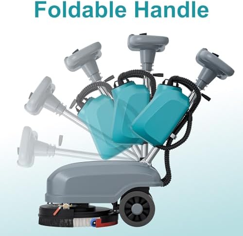 15'' Walk Behind Commercial Floor Scrubber Machine - Image 5