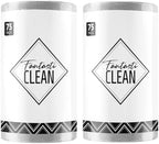 Fantasticlean Microfiber Cleaning Cloth Rolls- 150 Sheets (2 Rolls of Grey) by Fantasticlean