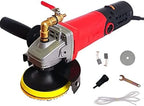 Wet Polisher with 4'' Diamond Polishing Pad Tools Kit, Variable Speeds, 860W/110V Wet Buffer, Low-noise Buffing Machine for Concrete / Stone Countertop, Floor Surface, Marble, Ceramic Tile by Ganggend