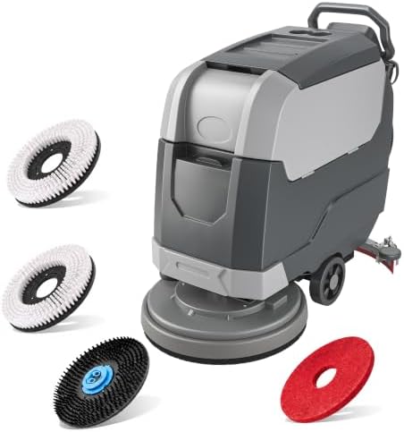 X4 Walk-Behind Commercial Floor Scrubber|32300 Sq Ft/H by TechSweeppro