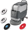 X4 Walk-Behind Commercial Floor Scrubber|32300 Sq Ft/H by TechSweeppro