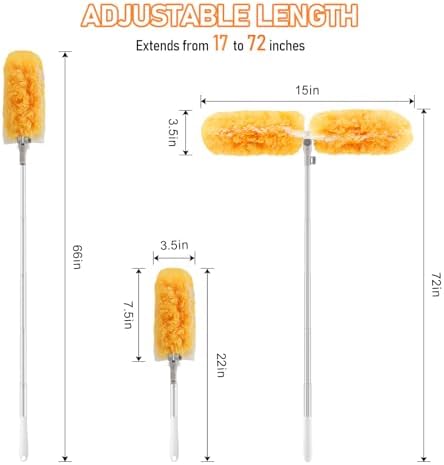 SetSail 6 ft Extendable Duster Handle Compatible with Swiffer Duster - Image 6