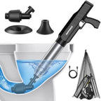 ‌Electric Toilet Plunger for Bathroom, High-Pressure Air Plunger, Heavy-Duty Clog Remover for Toilets, Toilet Drain Unclogger (Ink Black) by AMPFORCE