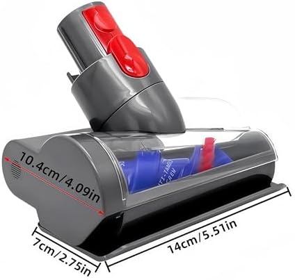 Compatible with Dyson V7 V8 V10 V11 V15, Mini Motorized Brush Head, Anti-Tangle Pet Hair Attachment for Cordless Vacuum Cleaner, Replacement Tool for Bed, Carpet, Car & Upholstery - Image 4