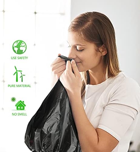 Teivio Medium Clear Trash Bags 10 Gallon 120 Count Kitchen Garbage Bags - Image 6