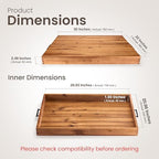 TIDITA Stove Top Covers for Electric Stove, Noodle Board, 30”x22” (Outer) - Image 2