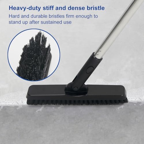 CELOX Grout Brush with Long Handle, Tile Grout Cleaner Brush for Tile Floors, for Shower Tile, for Cleaning Grout - Image 3