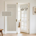 RYB HOME 100% Blackout Curtains for French Door, Privacy Lightweighted Door Window Curtains Thermal Insulated for Kitchen Living Room Easy to Install Blinds, W26 x L80 inch, 1 Pc, Sand by RYBHOME