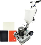 TECHTONGDA Floor Polisher Commercial Floor Buffer Scrubber Square Shape Floor Grinding Machine Industrial Hard Floor Cleaning with 3gal Tank and 3 Floor Polishing Pad by TECHTONGDA