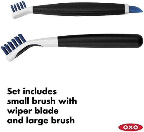 OXO Good Grips Deep Clean Brush Set, Orange, Blue - Image 4