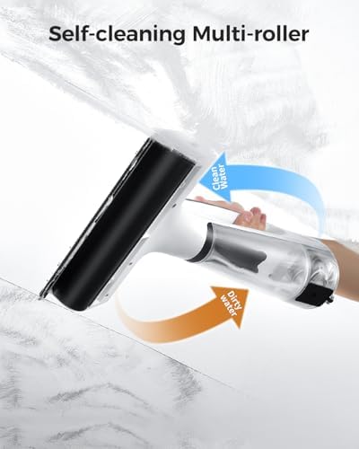 HIZERO H100R Window Squeegee, Electric Shower Squeegee for Glass Doors - Image 2