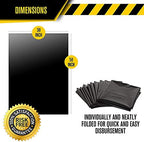 Ultrasac 55-60 Gallon Heavy Duty Black Drum Liners - 50 Bags w. Ties, 2 Mil - Image 3