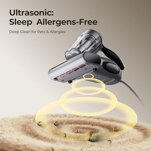 JIGOO J300 Bed Vacuum Cleaner, Dust Sensor, Pet Hair, UV and Heat, Corded - Image 6