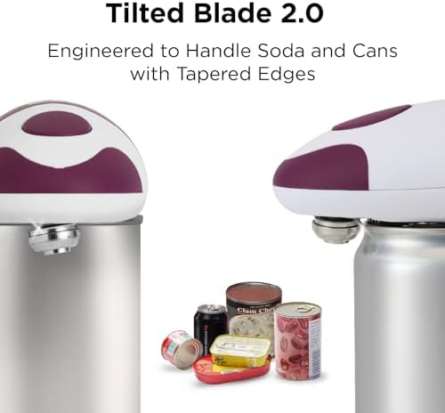 Kitchen Mama Auto 2.0 Electric Can Opener, Burgendy Mist - Image 5