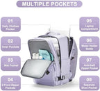 coofay Travel Backpack Carry on Flight Approved Mochila De Viaje Personal Item Travel Bag Large Backpack for Travel Backpacks for Men Women Carry on Backpack for Airplanes 18x14x8 Inches Travel Bag - Image 4