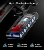 Cordless Vacuum Cleaner, Upgraded 580W 48KPA 65Mins Vacuum Cleaners for Home, Cordless Stick Vacuum Cleaner with Self-Standing and LED Screen, Anti-Tangle Wireless Vacuum for Pet Hair/Carpets/Floors - Image 4