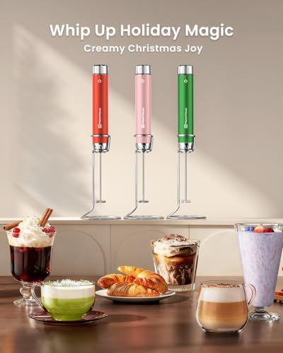 Maestri House LunaFro Max Rechargeable Milk Frother,Stepless Speed Control - Image 3