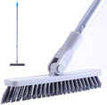 YONILL Grout Brush with Long Handle - Heavy Duty Grout Cleaner Brushes for Tile Floors, Swivel Stiff Bristles Floor Scrubber Cleaning Tool, Floor Scrub Brush for Shower, Kitchen, Baseboards and Corner by YONILL