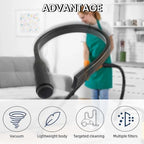 2 Pack 25" Flexible Vacuum Crevice Attachment Tool Kit, Universal Vacuum Cleaner Accessories for 1-1/4"(32mm) & 1-3/8"(35mm) Hoses, Flexible Extension Brush for Deep Cleaning - Image 6