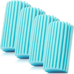 4 Pack Damp Dusting Sponge Duster, Blue Dust Cleaning Sponge, Reusable Household Cleaning Sponge Tool for Blinds, floorboards, Fan Blades, Vents, Glass, Railings, Mirrors by MrScrubCleaninghelpers