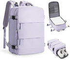coofay Travel Backpack Carry on Flight Approved Mochila De Viaje Personal Item Travel Bag Large Backpack for Travel Backpacks for Men Women Carry on Backpack for Airplanes 18x14x8 Inches Travel Bag by coofay