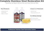 CLEAN MY STEEL Stainless Steel Rust Remover Kit 17 Fl Oz - Image 2