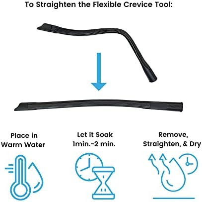 Wessel-Werk Flexible Crevice Tool Vacuum Attachment, 23-inch long Ultra Flexible Crevice Tool, fits 1.25 inch (32mm) - Image 5
