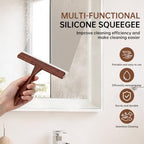 2Pack Silicone Squeegee for Shower Glass Door, Small Squeegee for Window - Image 3