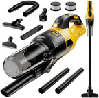 Cordless Vacuum Cleaner for Dewalt 20V Battery, 6 in 1 Handheld Electric Vacuum Cleaner with HEPA Filter and LED Light, 46 CFM Portable Hand Vacuum for Floor, Carpet, Car (Battery Not Included) by Unknown