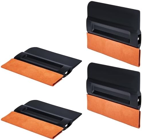 ecocstm 4 PCS Vinyl Felt Squeegee, 4 Inch Magnet Tint Decal Squeegee Tool by ecocstm