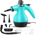 Comforday Multi-Purpose Handheld Pressurized Steam Cleaner with 9-Piece Accessories, Handheld Steamer Perfect for Stain Removal, Curtains, Car Seats, Floor, Bathroom, Window Cleaning (Light Blue) by COMFORDAY