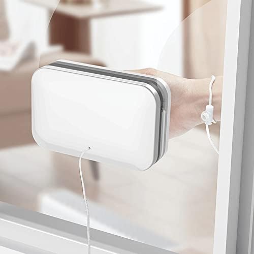 Magnetic Window Cleaner Tool, Double Sided Window Cleaner Magnetic, Window Magnet Cleaner with 94.5in Anti Falling Rope for High Rise Glasses Cleaning, 5.9 x 3.9in, 1Pcs - Image 3