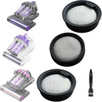 3Pack Hepa Filters Replacement Compatible with VOCESOR CY800, FEPPO C026 PRO, Mxnsewr CY168 Mattress Vacuum, Washable Filters Works with Flybroom C027MAX and Xlife C026 PRO Mattress Vac by Feenynic