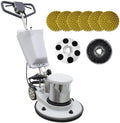 TECHTONGDA 6-Head Electric Stone Floor Grinding & Polishing Machine 16.9" Grinding Width Wet & Dry Dual-use 175 RPM/min with 12L Water Tank for Home Renovation Remodeling Garages Cleaning 220V by TECHTONGDA
