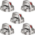 DG64-00473A Gas Stove Control Knob Replacement Compatible with Samsung 5pcs by LONGADS