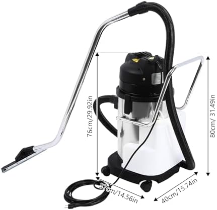 Commercial Carpet Cleaning Machine, 1034W 110V 53Gal Multi-Purpose Wet Dry Vacuum Cleaner Portable Carpet Cleaning Machine for Carpet and Hard Floor Cleaning - Image 7