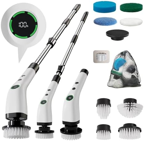 Electric Bathroom Cleaning Brush Cordless Shower Scrubber SD-CTB01 by Swyprrix