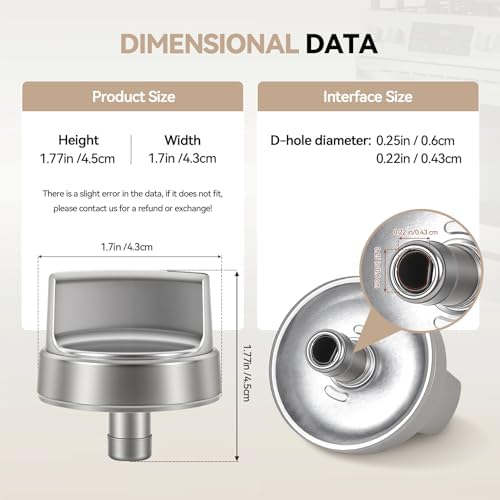 Upgraded WB03X29315 Knob Fit for GE Stove Knobs 5PCS Replacements - Image 3