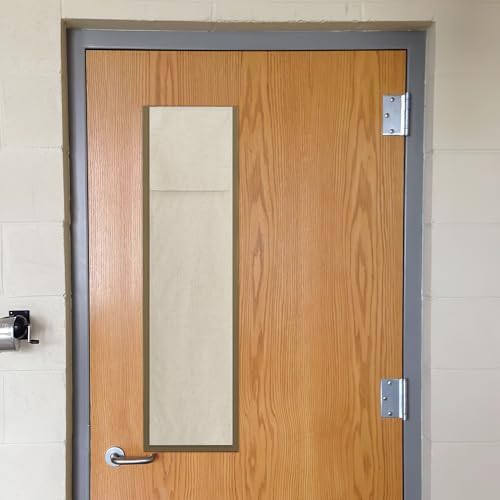 NICETOWN Classroom Door Window Cover French Front Glass Window Curtain - Image 2