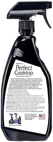 HOPE'S Perfect Cooktop Spray, Glass Ceramic Stovetop Cleaner, No Hazy Residue, Leaves Electric Stove Top Ranges Spotless, Clean Grease and Oil with Ease, Fragrance Free, 23 Fl Oz, Pack of 1 - Image 2
