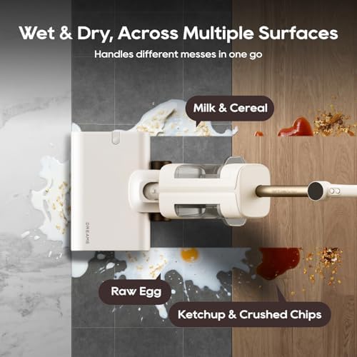 dreame FloorX 110 Plus Wet Dry Mop, Cordless Wet Dry Cleaner, Eletric Mop - Image 3