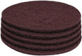 PRO SOURCE Maroon Extra Heavy Duty Floor Stripping Pads: 5 Pack, 17" Diameter by PROSOURCE