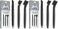 MR.SIGA Grout Cleaner Brush Set, Detail Cleaning Brush Set for Tiles, Sinks, Drains, Grout Brush for Edge, Crevice Cleaning (Pack of 2) by MRSIGA