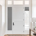 NICETOWN Silver Grey French Door Sidelight Curtains for Side Window Cover by NICETOWN