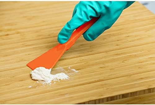 SPARTA Polypropylene Scraper Tool Food Safe Scraper for Removing Caked-On Residue in Commercial Kitchens, Plastic, 7.82 x 3 Inches, Orange, (Pack of 12) - Image 4