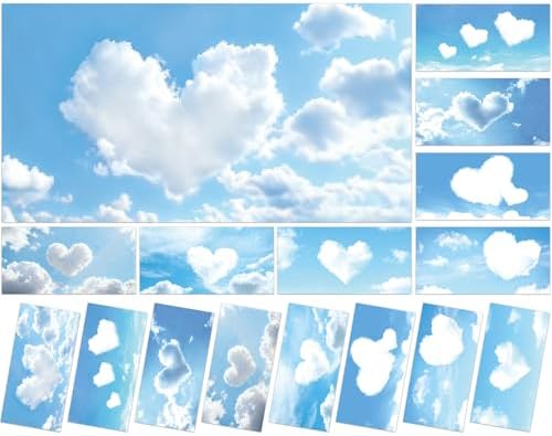 8 Pcs Fluorescent Light Covers with 80 Magnets Decorative for Classroom Ceiling Light 4 x 2 Feet Magnetic Lights Covers Filter Easy Install for Office Hospitals & Home Drop Ceiling Supplies (LOVE) by Wiooffen