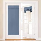 NICETOWN Stone Blue Thermal Insultaed Blackout French Door Curtain by NICETOWN
