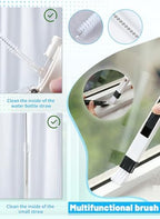 20Pcs Crevice Cleaning Brush Set, Hard Bristle Scrub Brushes for Gaps - Image 7
