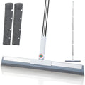 Magic Squeegee Broom for Floors, 62 in Handle, Rubber Pet Hair Remover by MUEE