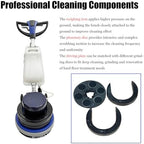 18" Commercial Floor Scrubber Buffer Industrial Heavy Duty Polisher Commercial Carpet Floor Brushing Machine Multifunctional Ground Scrubber Buffer Heavy Duty Polisher Cleaner, AC110V 60Hz - Image 5
